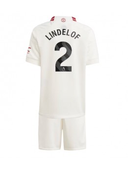 Manchester United Victor Lindelof #2 Replika Tredje Kläder Barn 2023-24 Kortärmad (+ byxor)